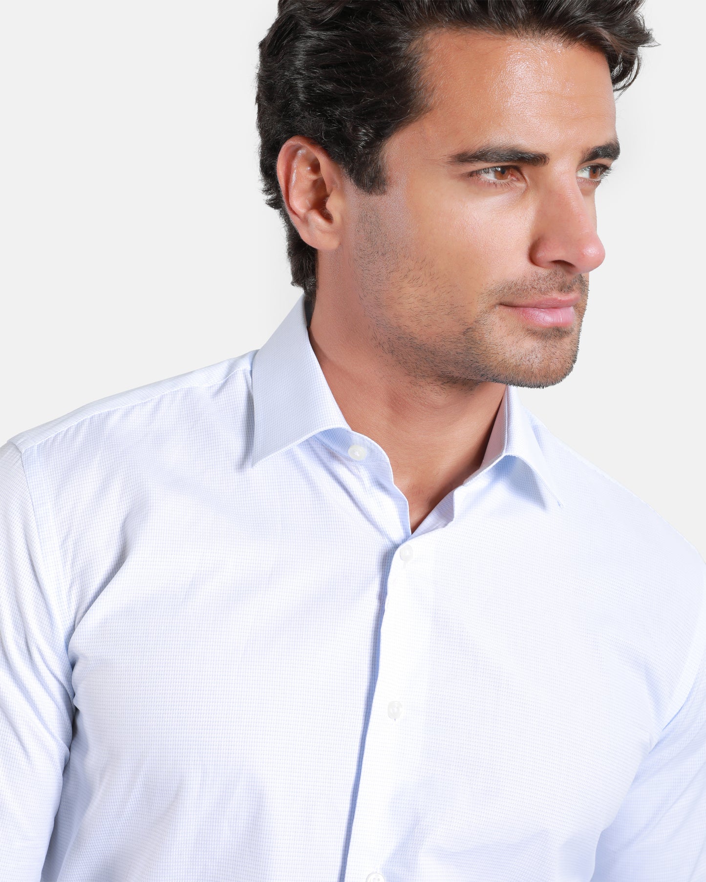 Plain Long Sleeve Cotton Shirt