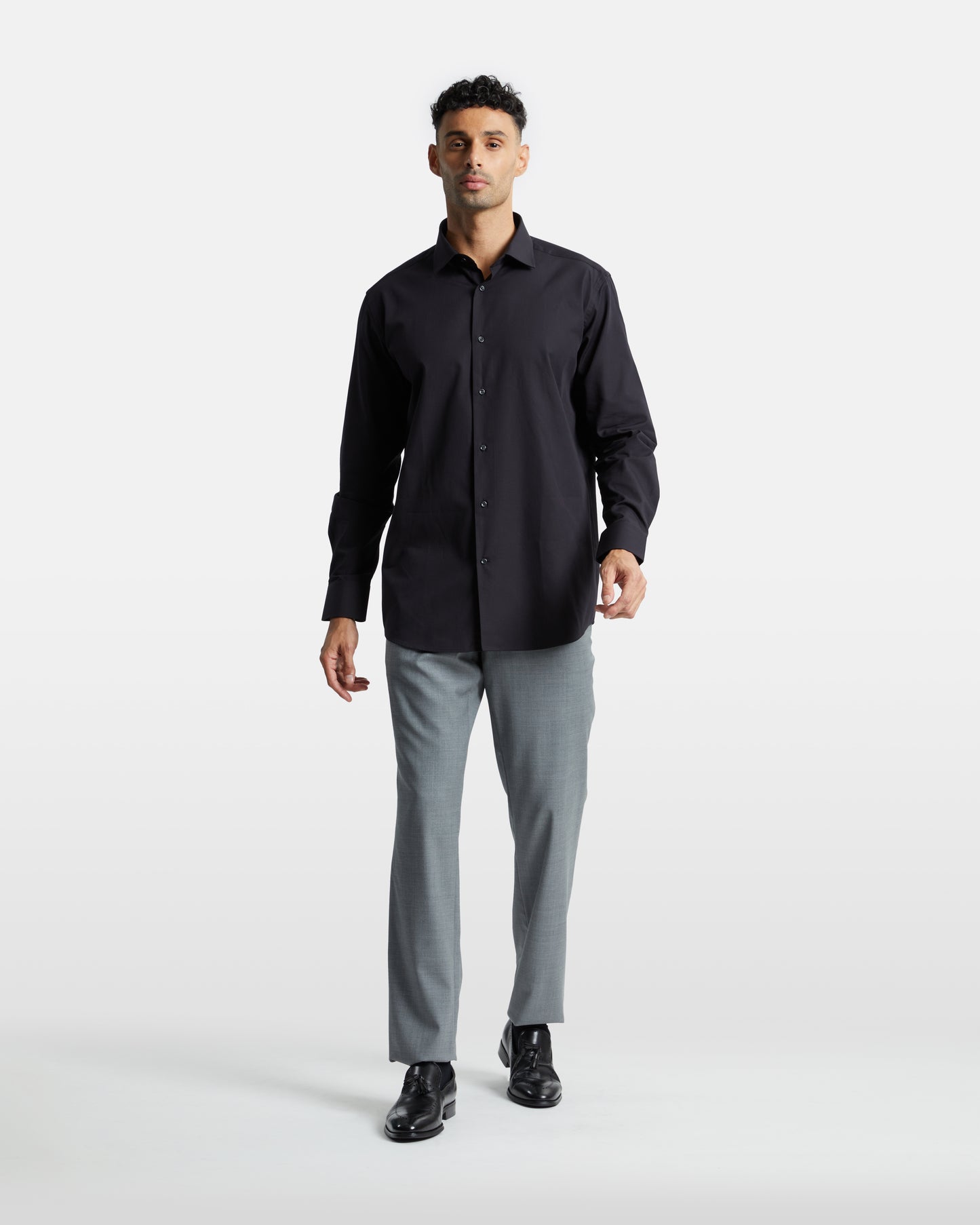 Solid Tone Regulart Fit Shirt