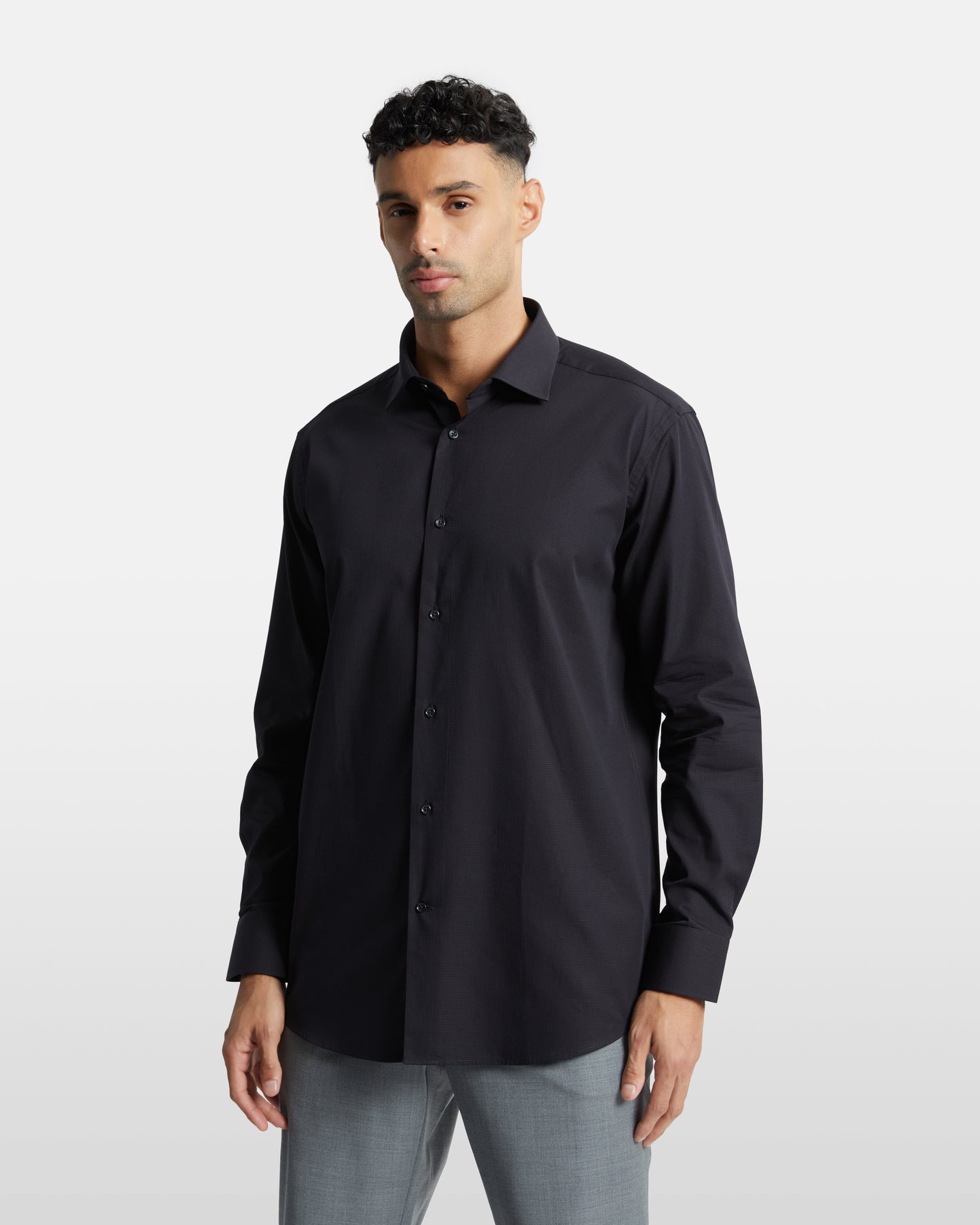Solid Tone Regulart Fit Shirt