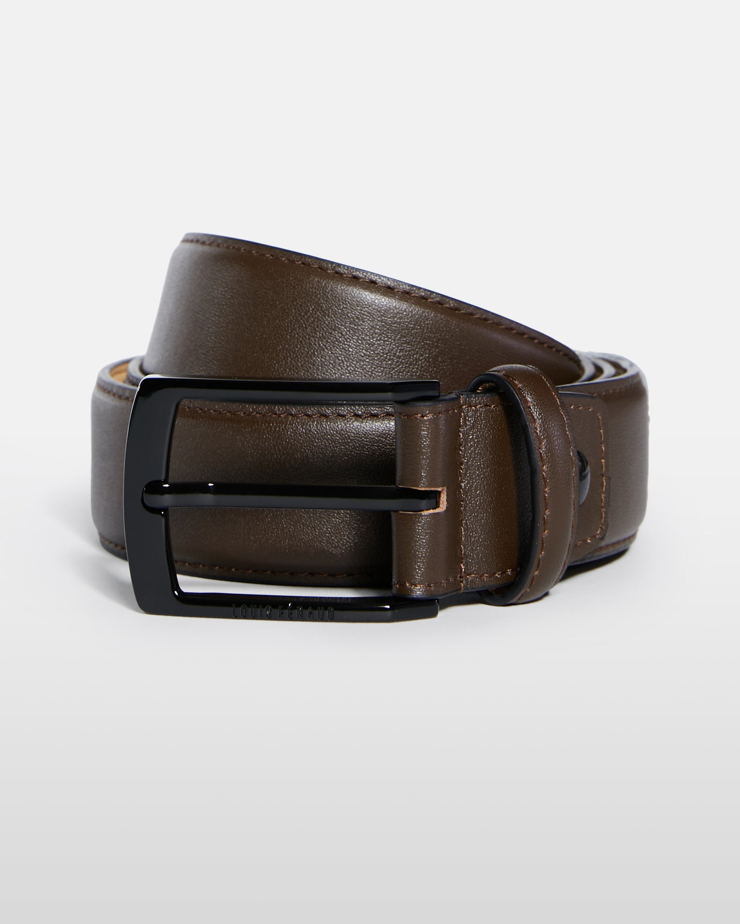 Solid Tone Leather Belt