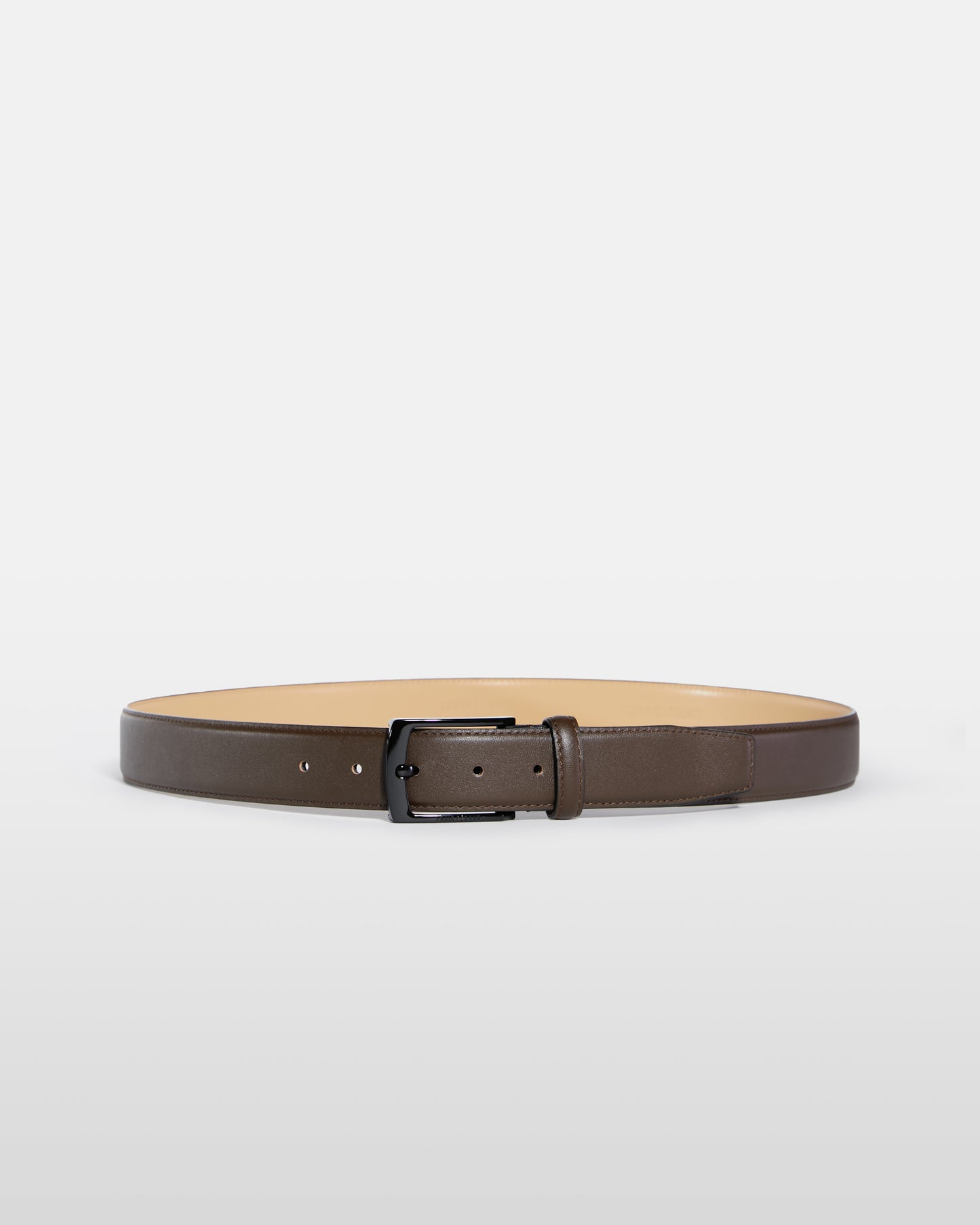 Solid Tone Leather Belt