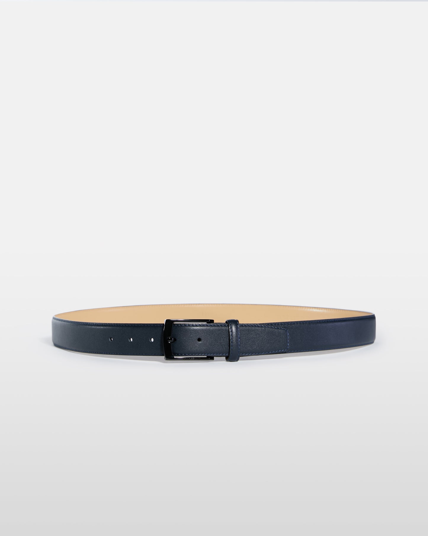 Solid Tone Leather Belt