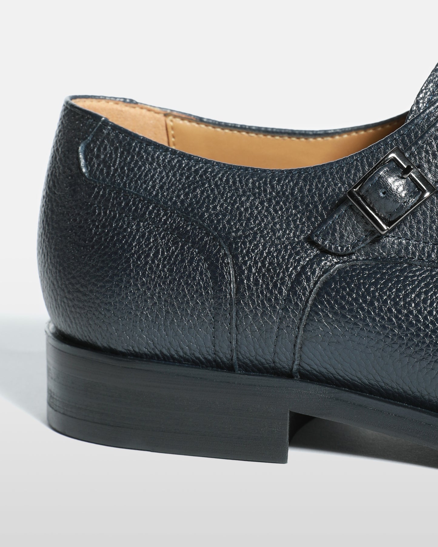 Monochrome Monk Formal Shoes