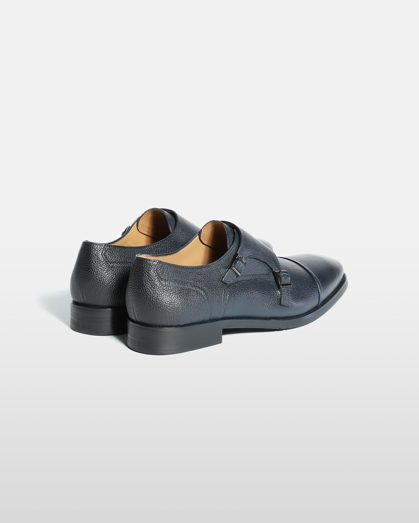 Monochrome Monk Formal Shoes