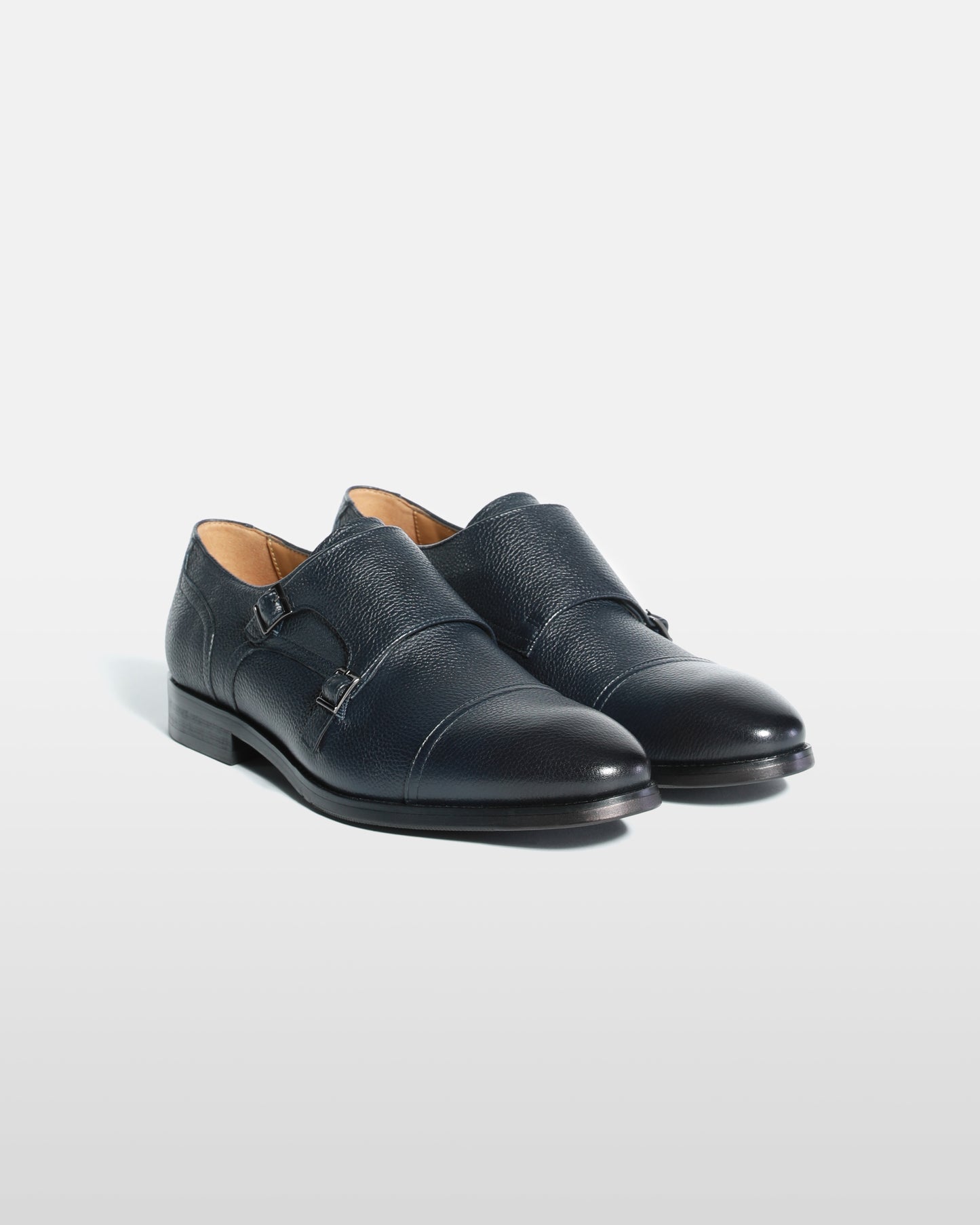 Monochrome Monk Formal Shoes
