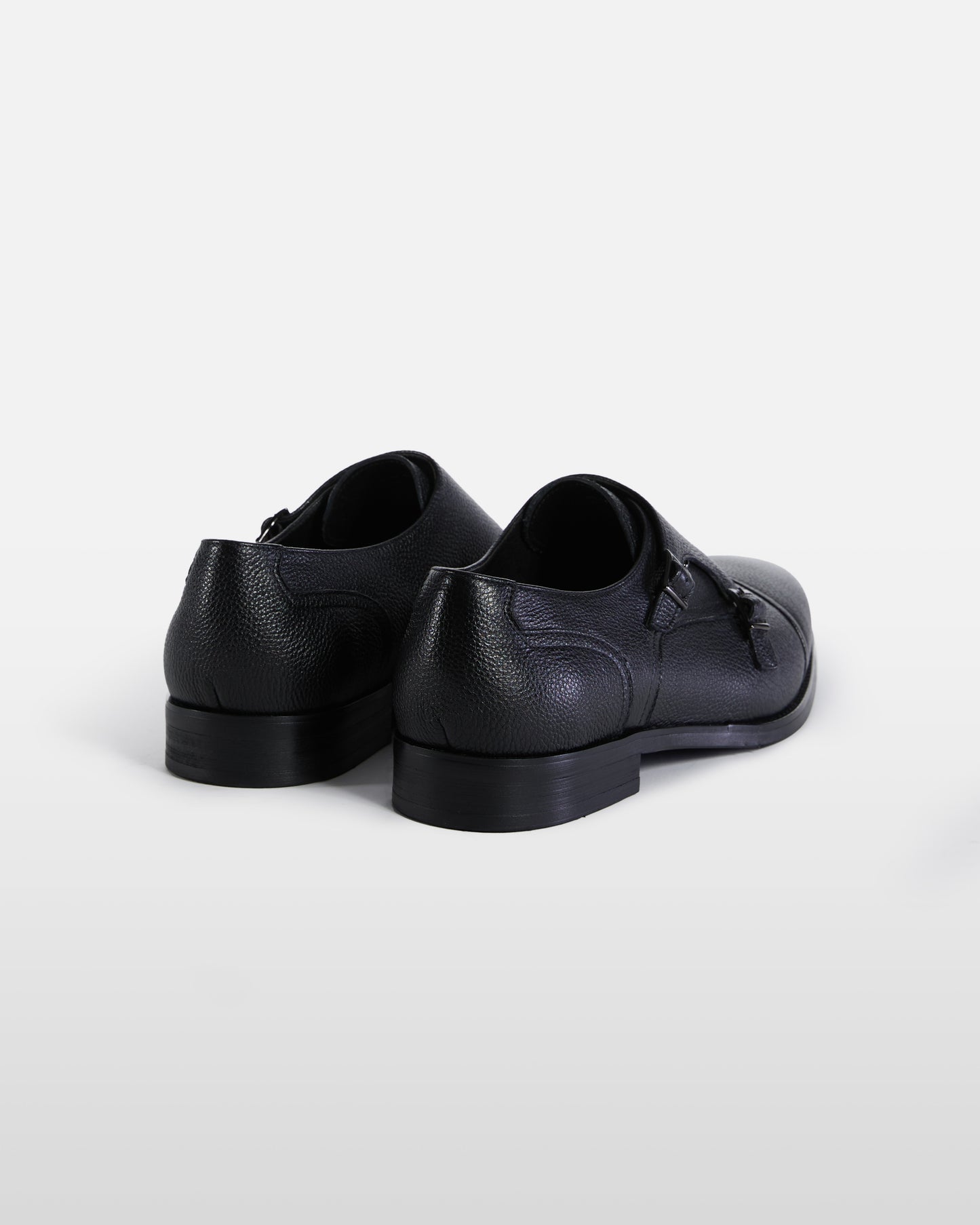 Monochrome Monk Formal Shoes