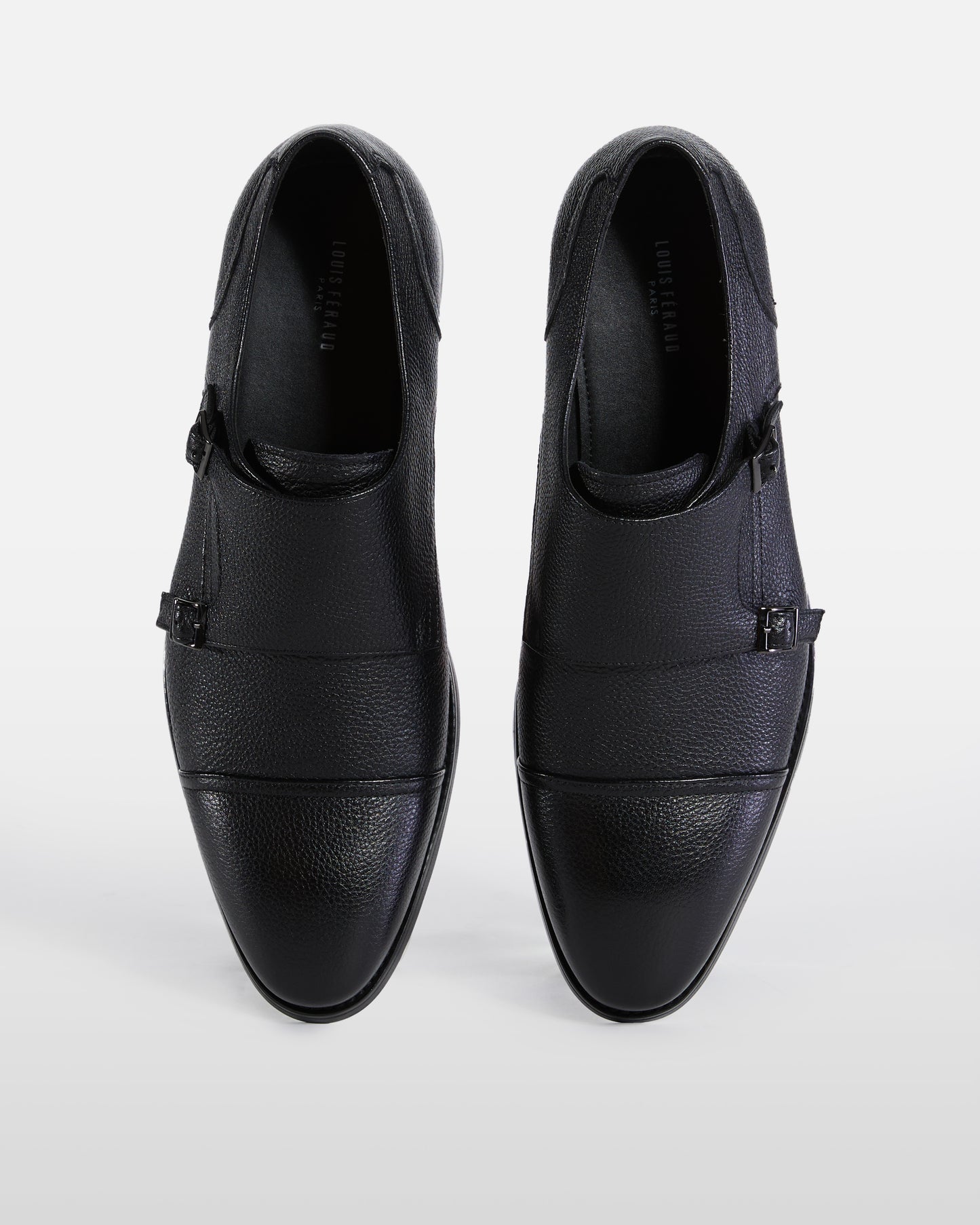 Monochrome Monk Formal Shoes