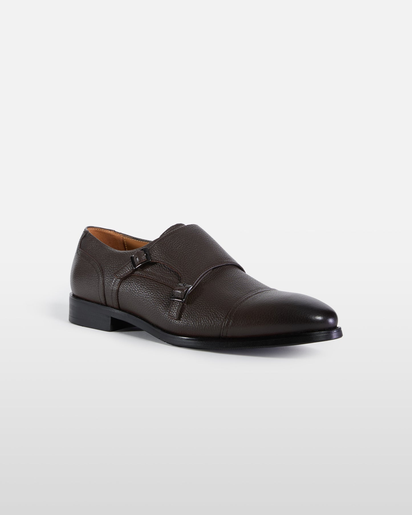Monochrome Monk Formal Shoes