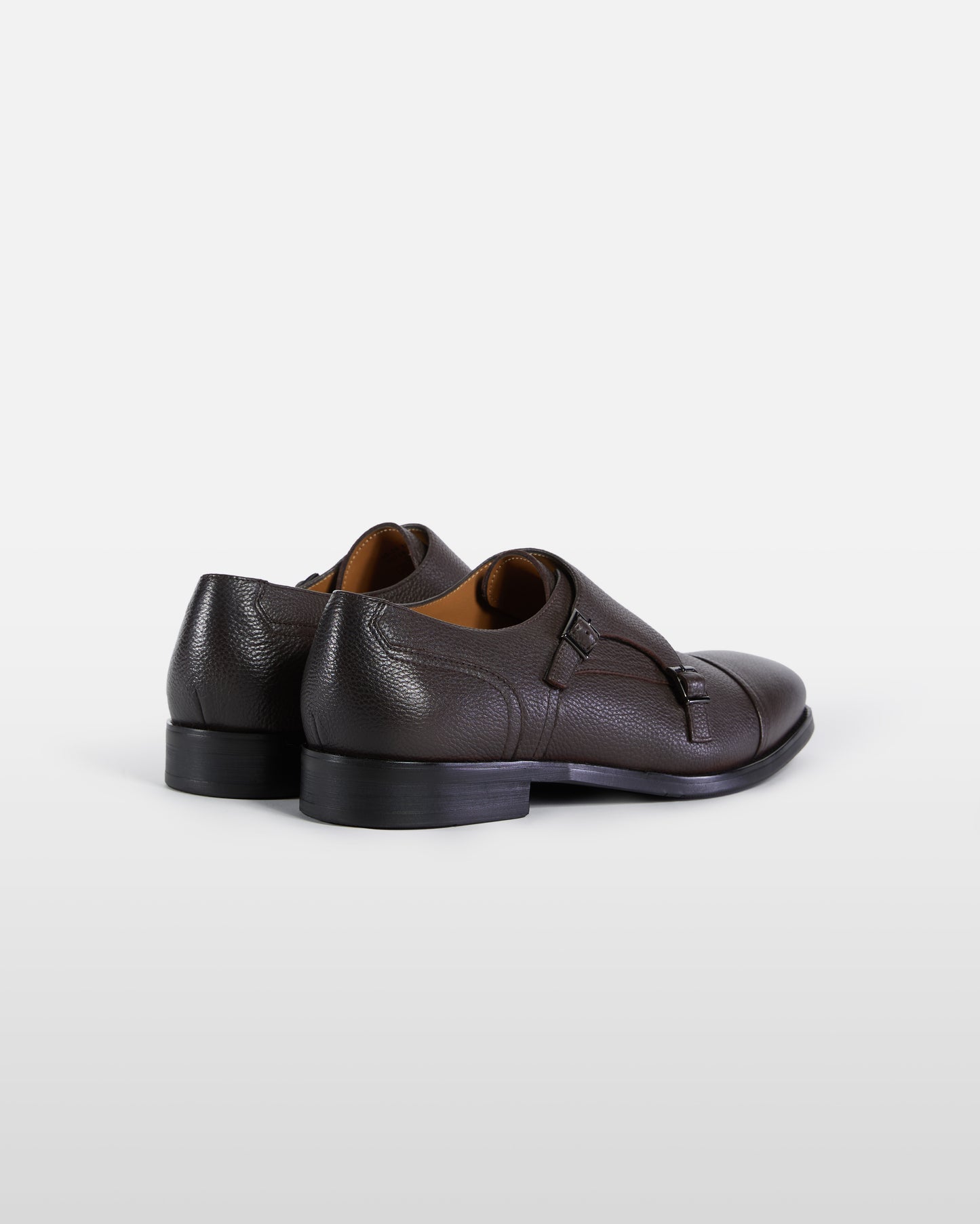 Monochrome Monk Formal Shoes