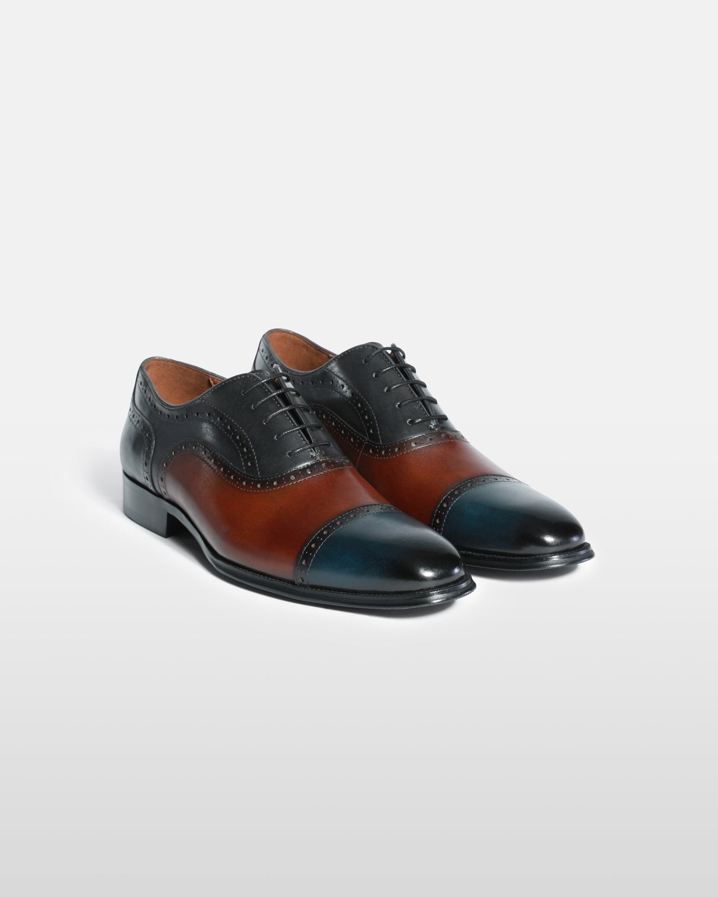 Tri-Tone Lace Up Formal Shoes