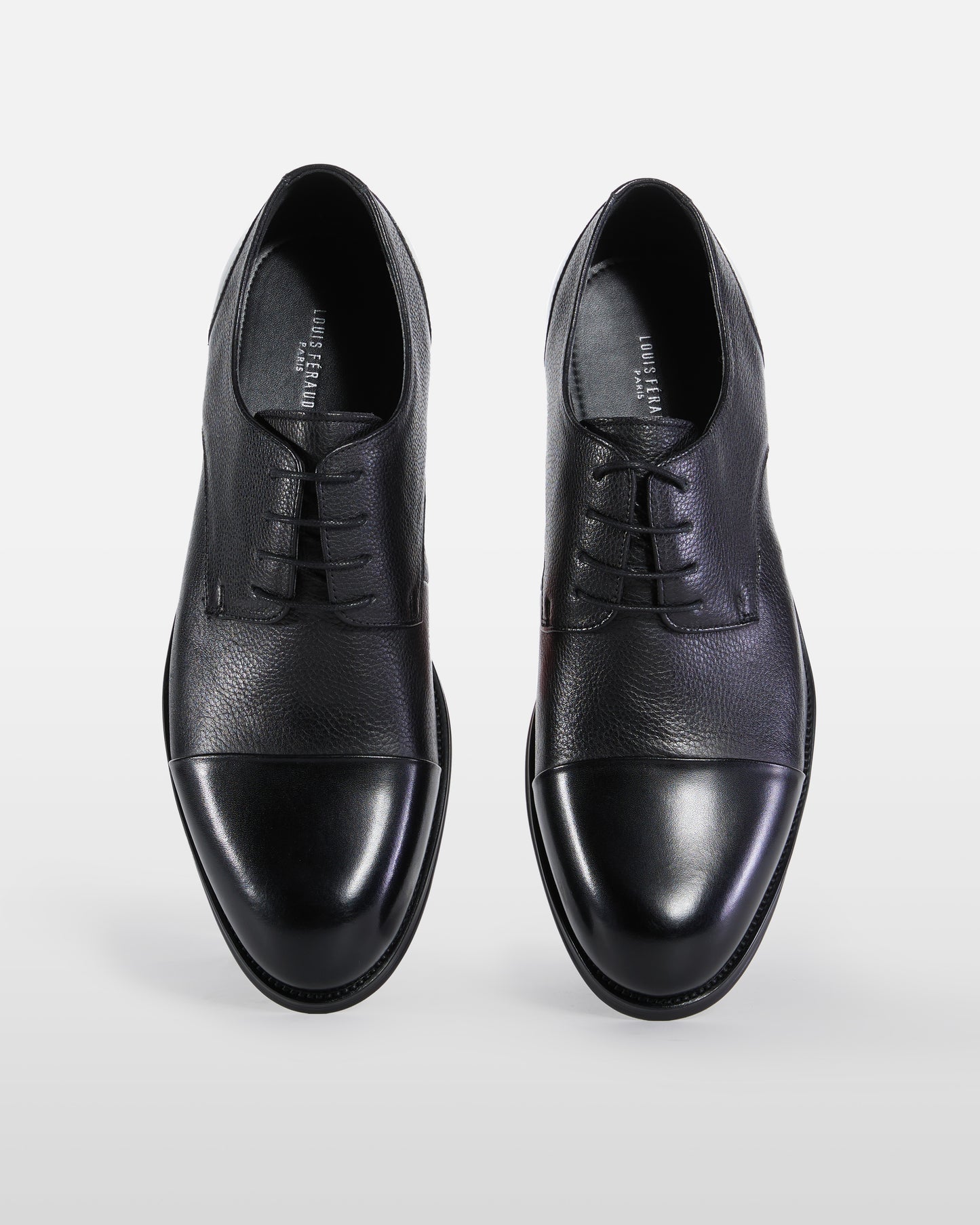 Monochrome Lace Up Formal Shoes