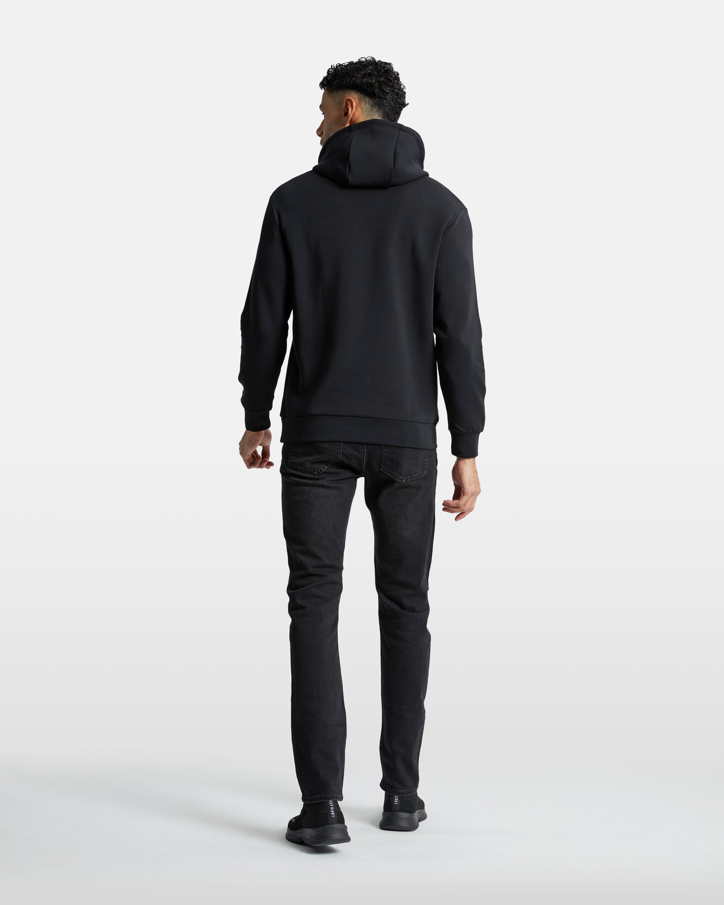 Logo Patched Hoodie Jacket