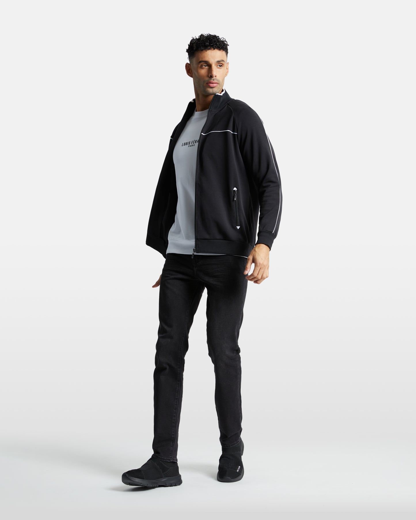 Contrast Piped Tracksuit Jacket