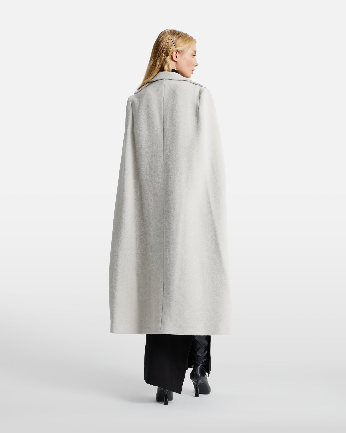 Sleeveless Longline Overcoat