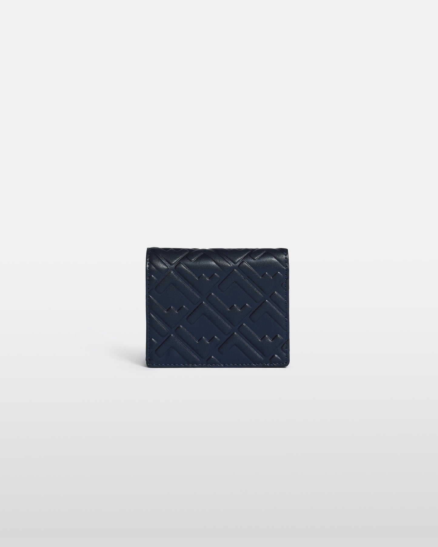 Embossed Metal Logo Detailed Wallet