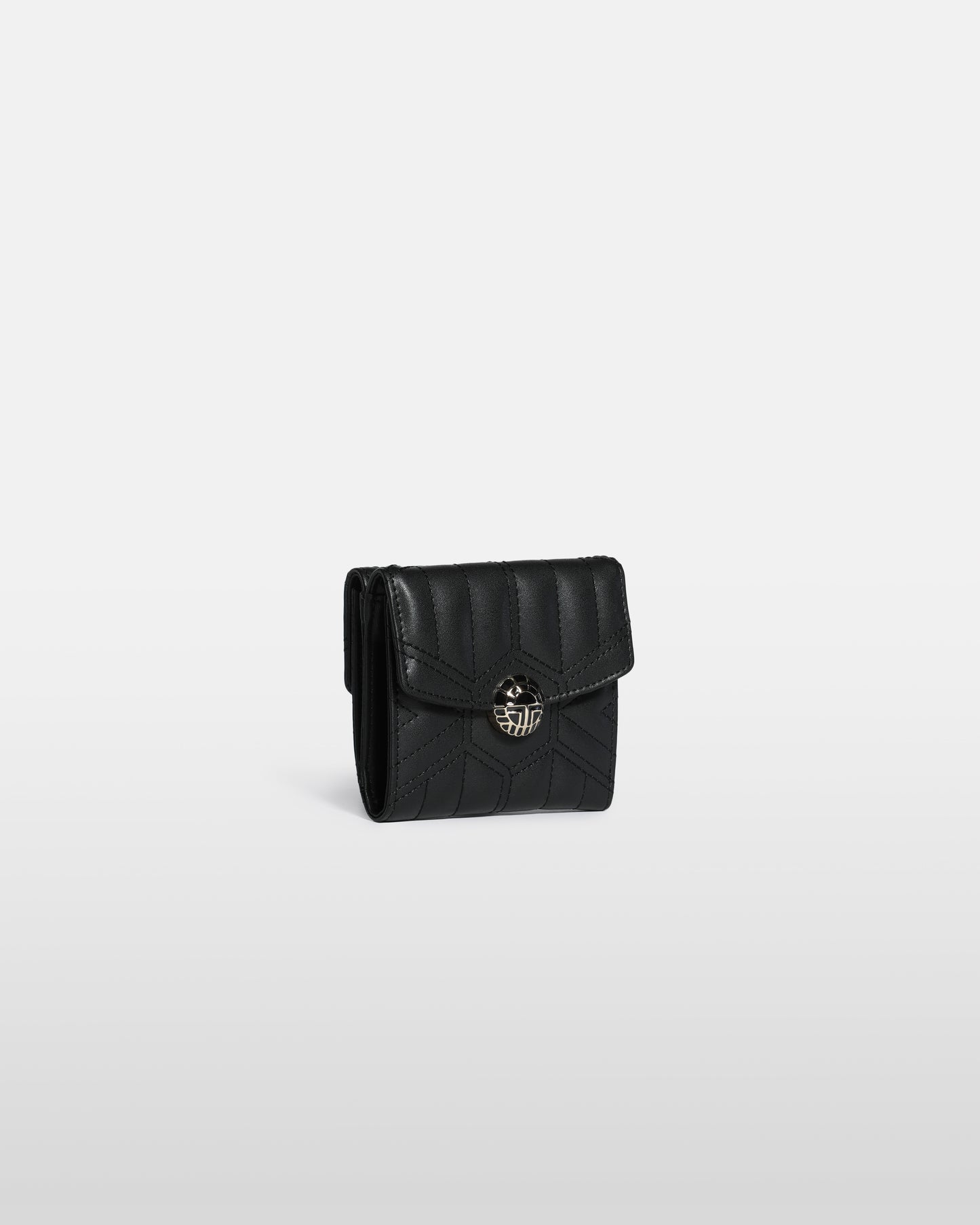 Quilted Anagram Logo Detailed Wallet
