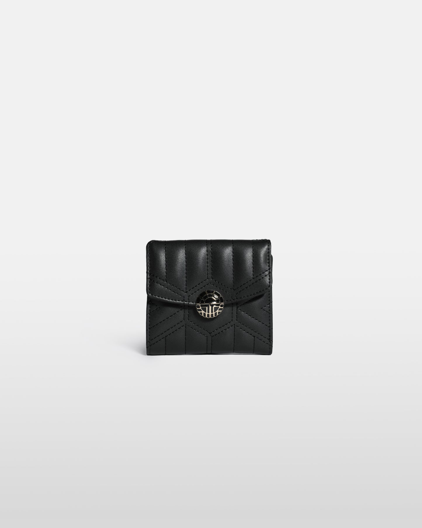 Quilted Anagram Logo Detailed Wallet