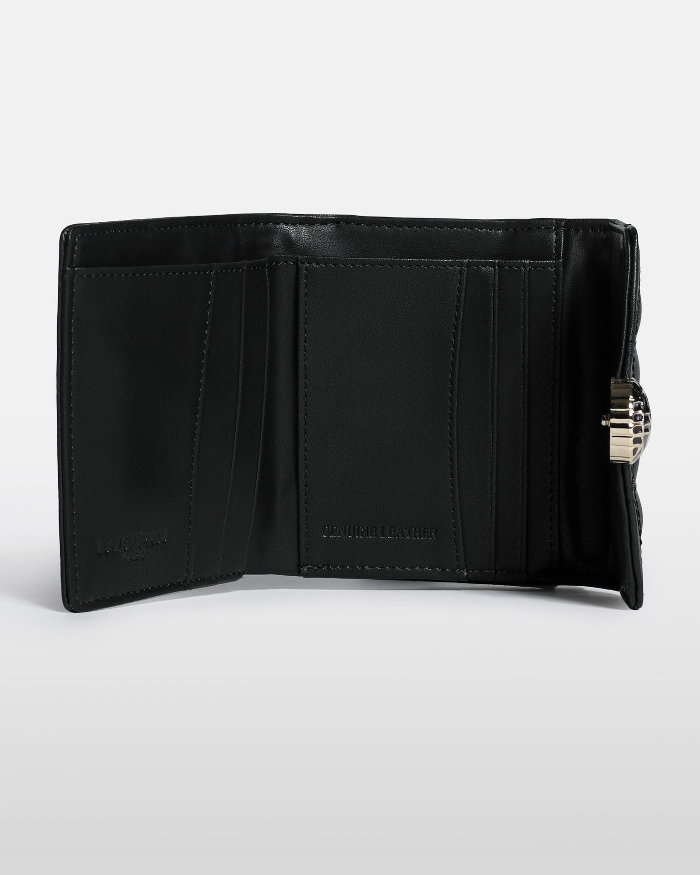 Quilted Anagram Logo Detailed Wallet