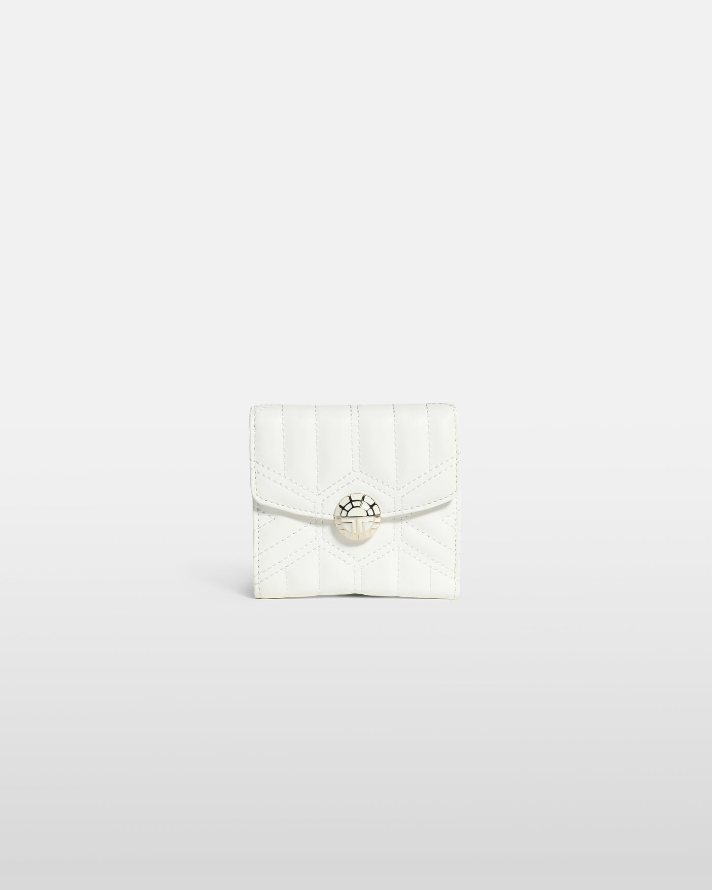 Quilted Anagram Logo Detailed Wallet