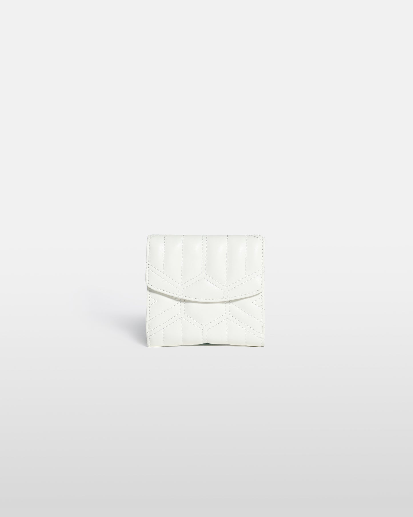 Quilted Anagram Logo Detailed Wallet