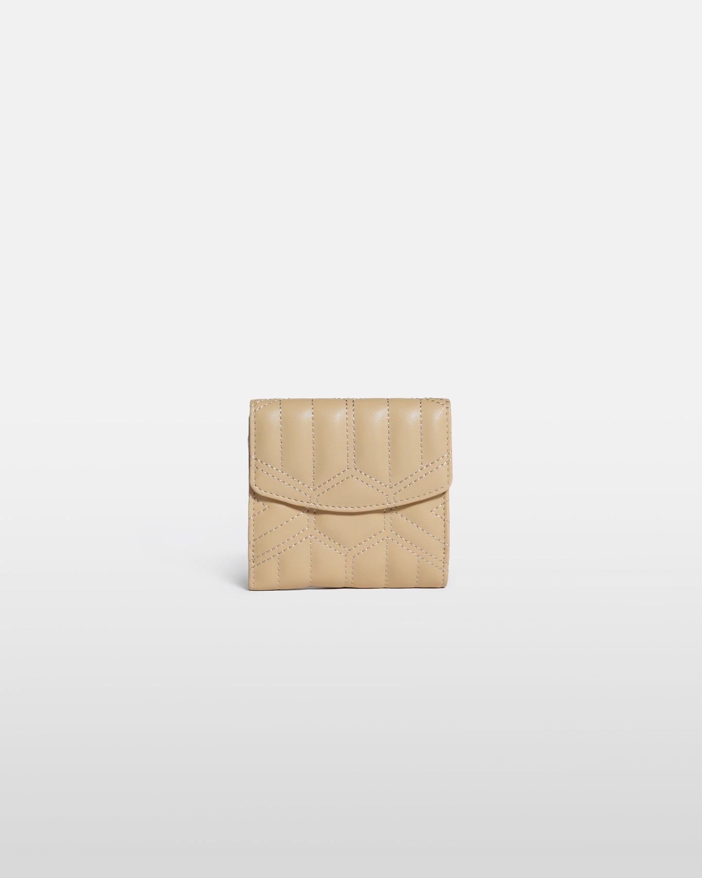 Quilted Anagram Logo Detailed Wallet