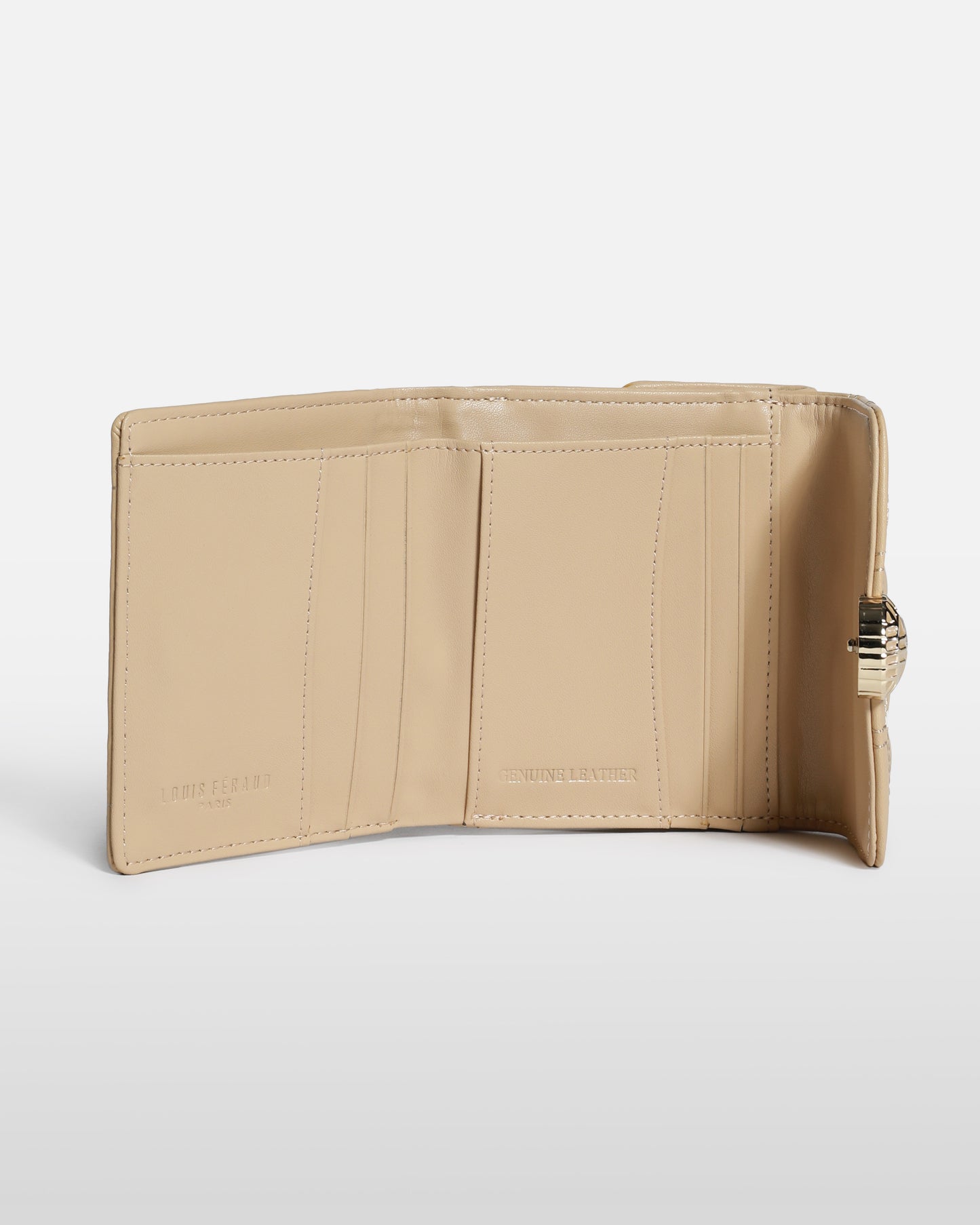Quilted Anagram Logo Detailed Wallet