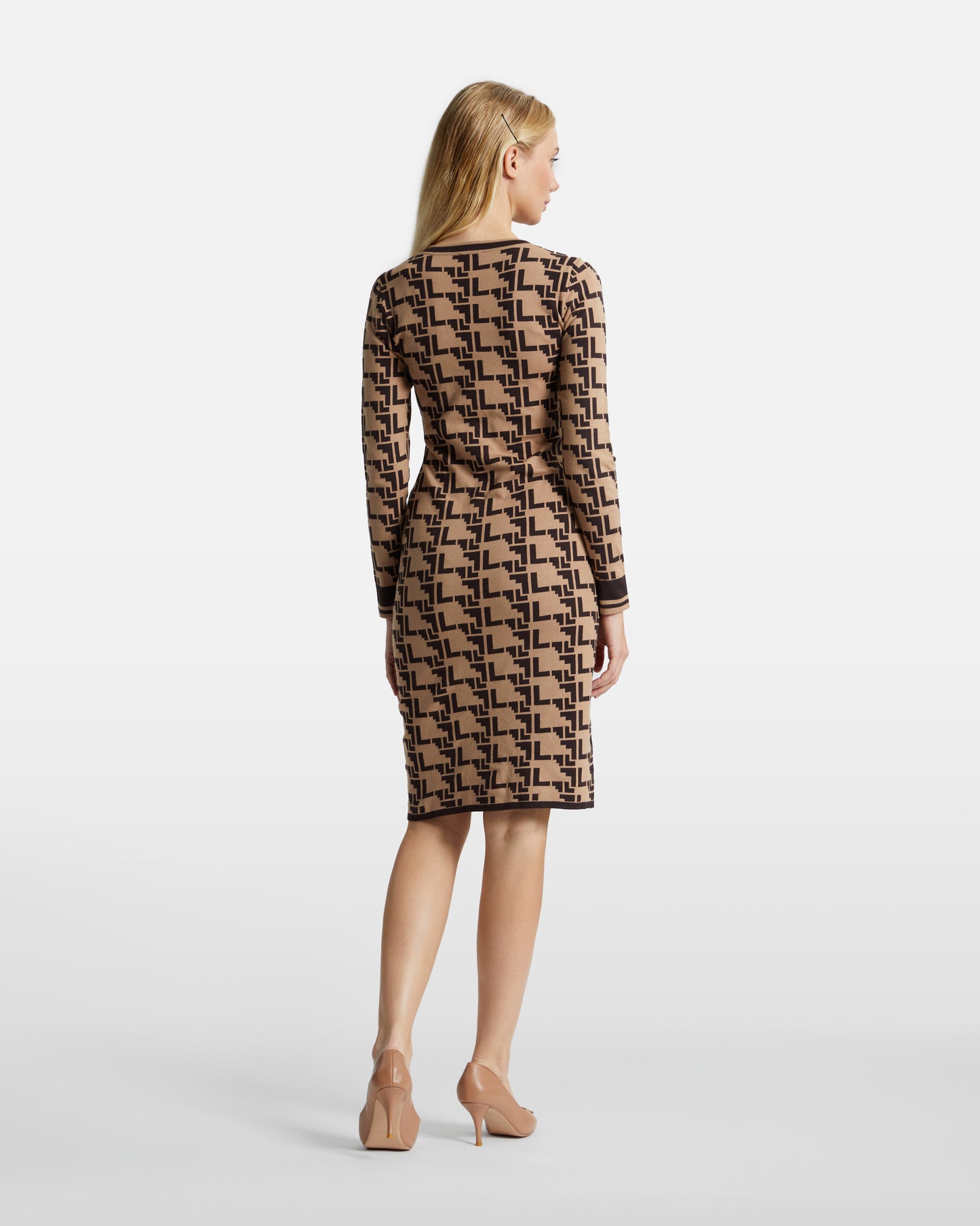 All-Over Patterned Dress