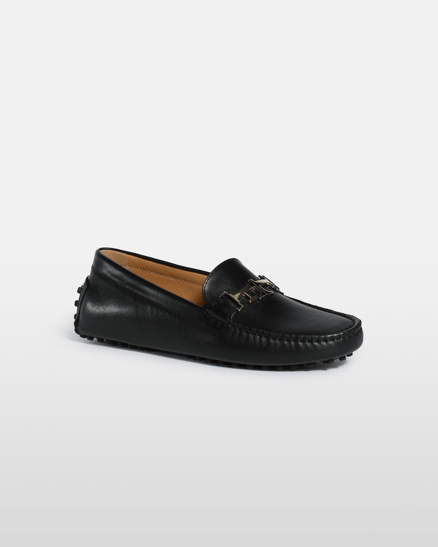 Pebbled Leather Finish Moccasins