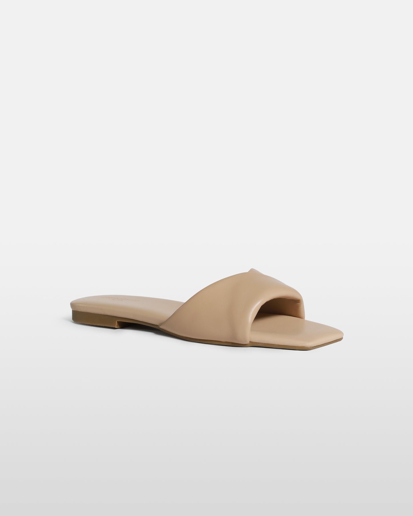 Subtly Twisted Band Flat Sandals