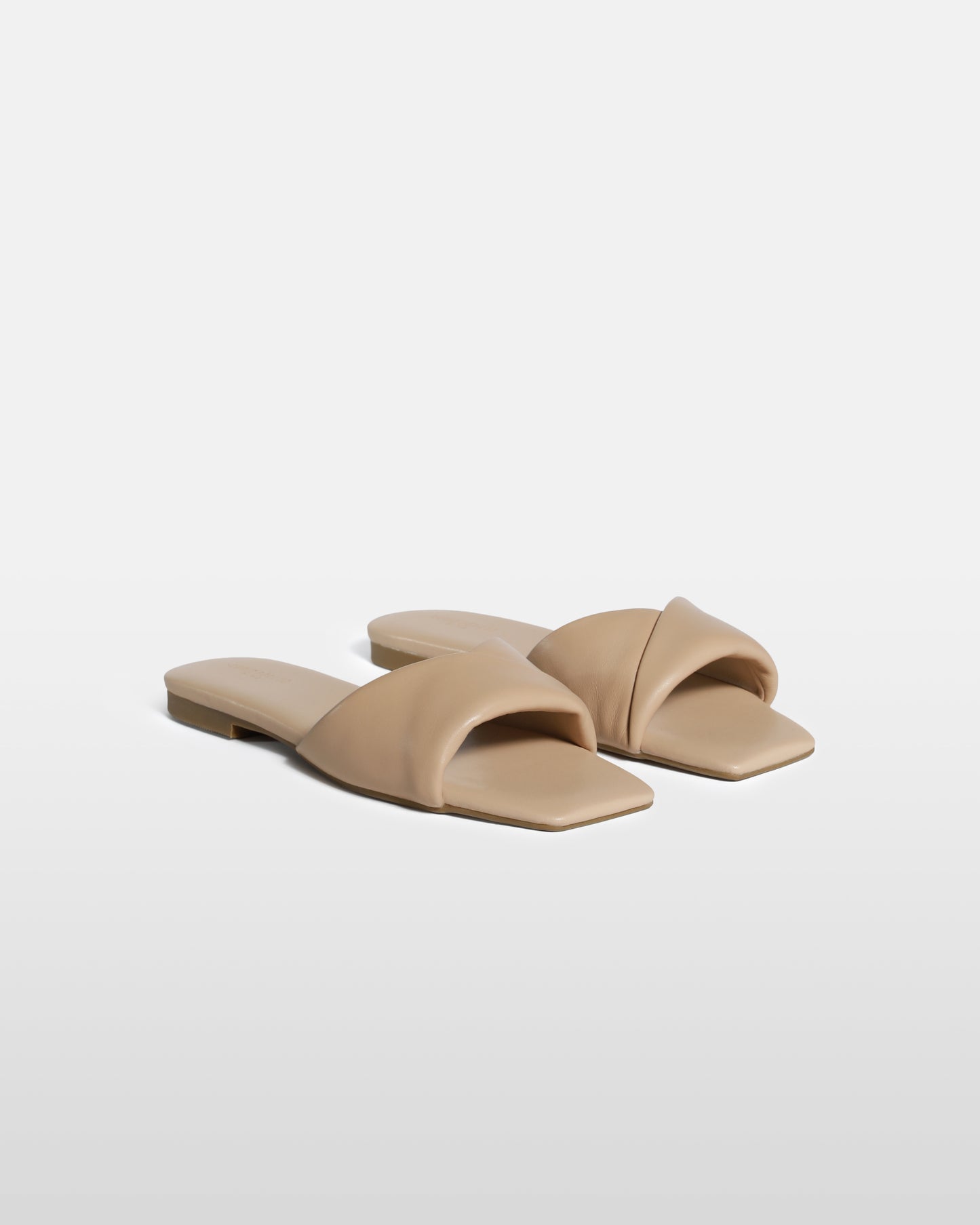 Subtly Twisted Band Flat Sandals