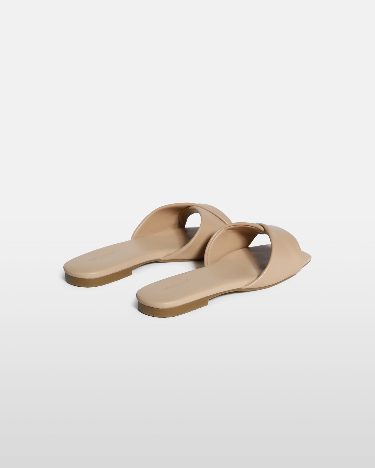 Subtly Twisted Band Flat Sandals