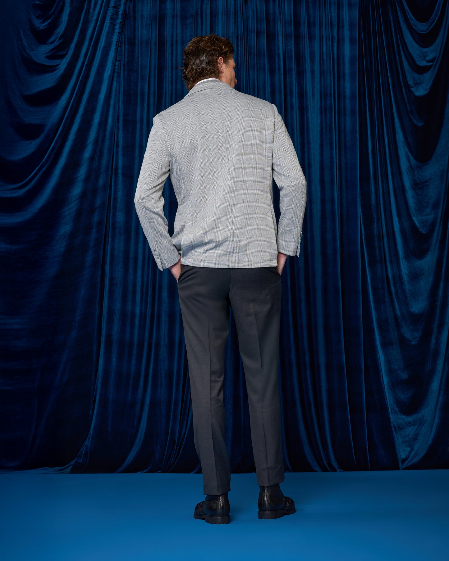 Glen Check Slim-Fit Blazer