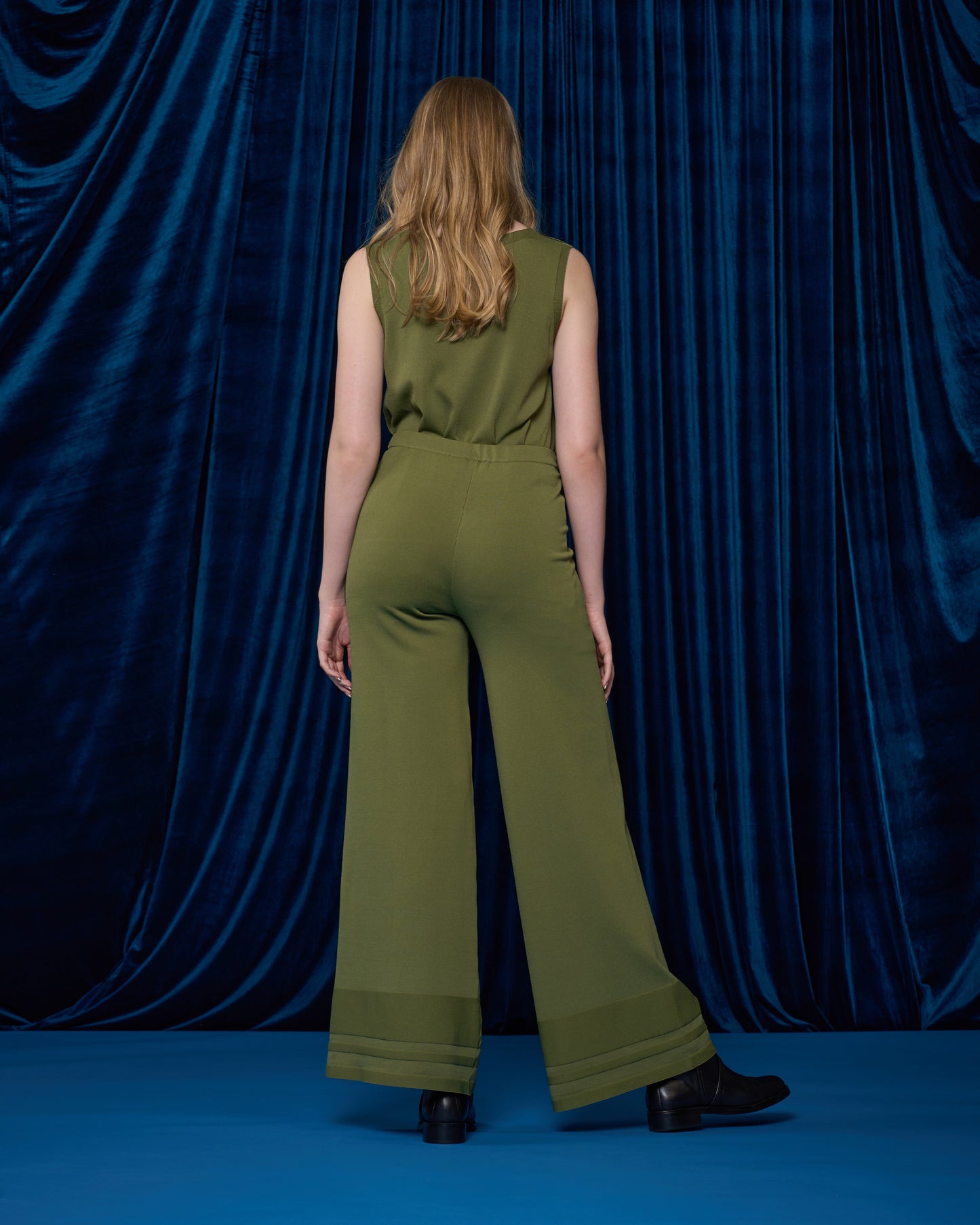 Olive Knit Pants