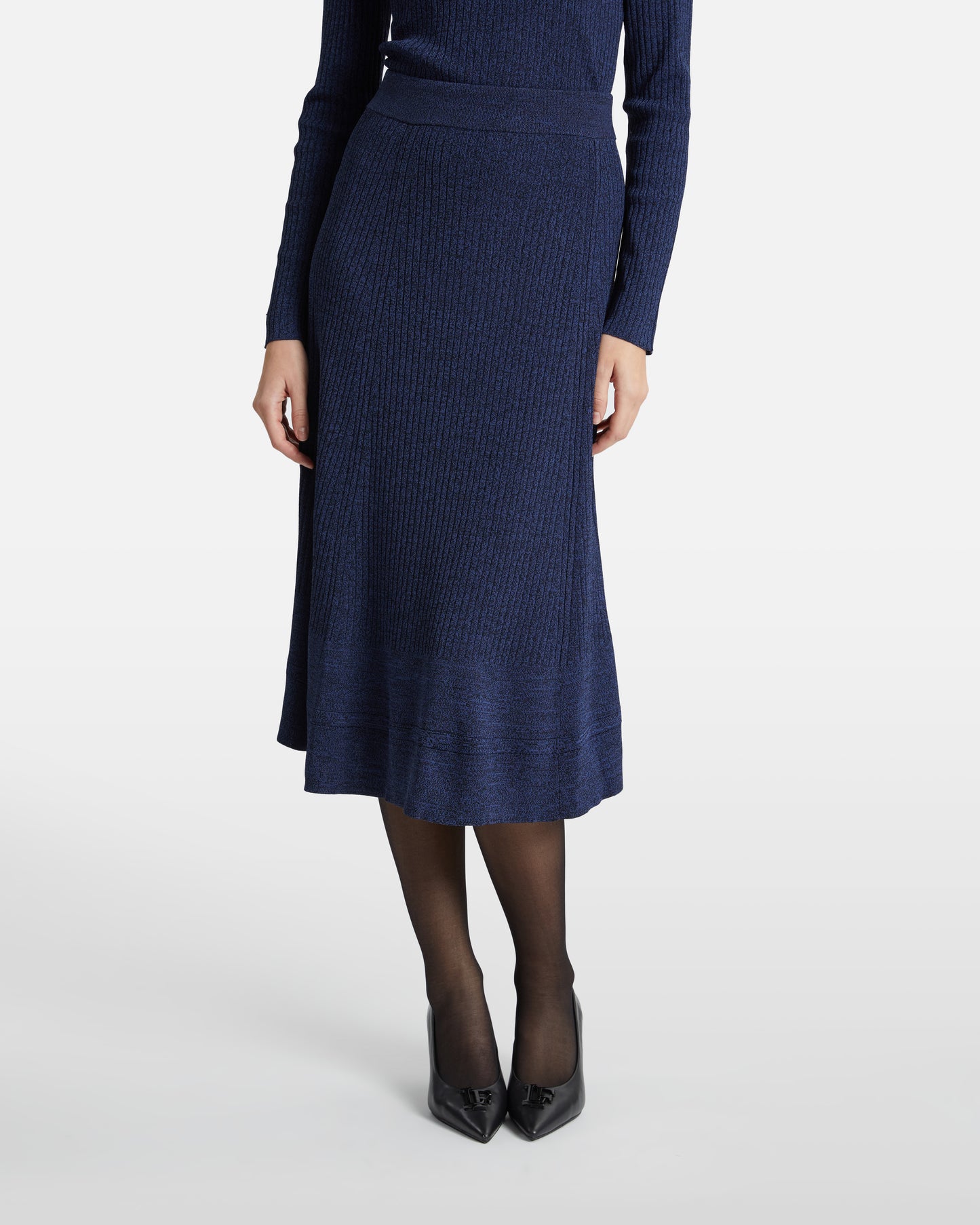 Knitted Monochrome Skirt