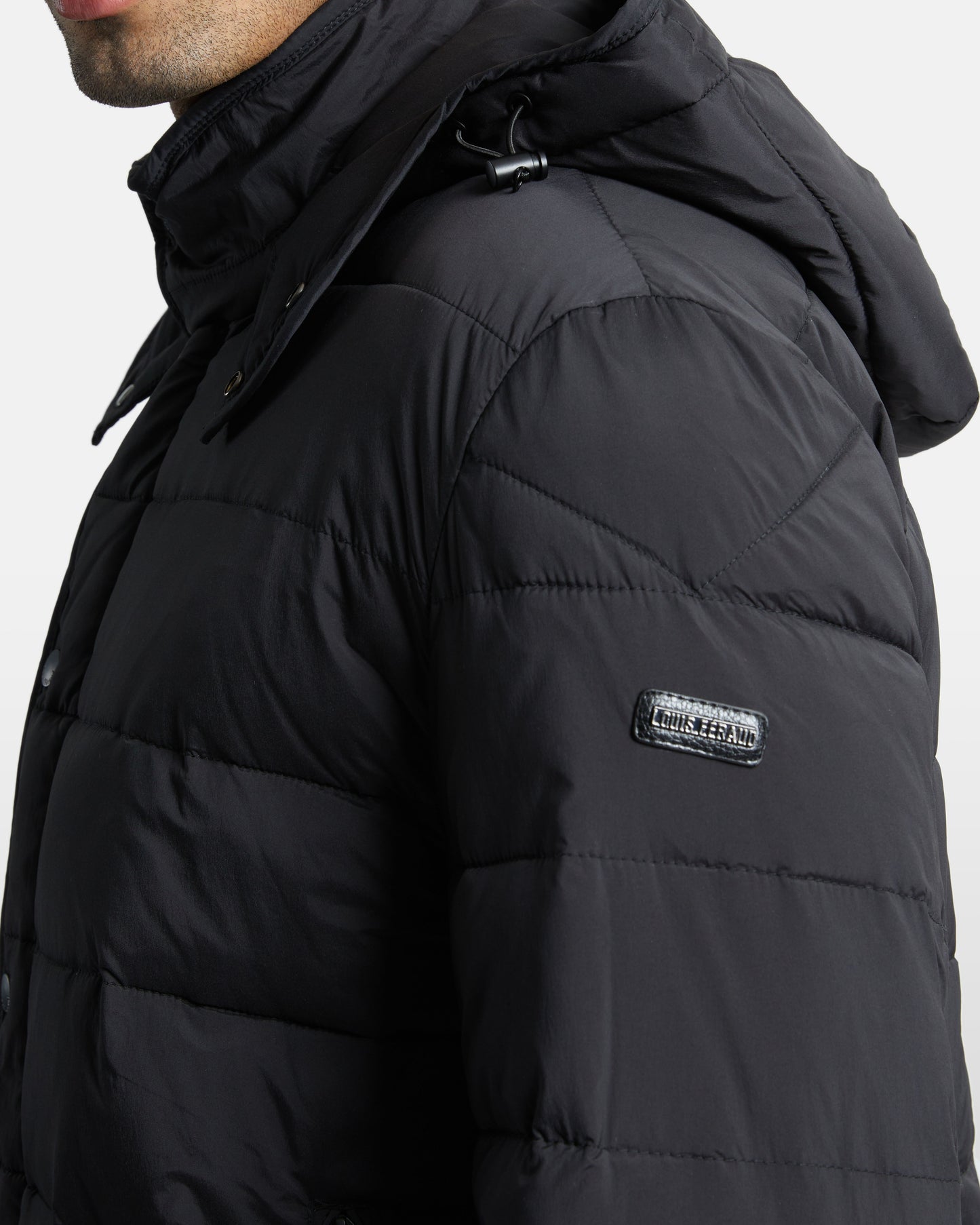 Detachable Hood Quilted Jacket