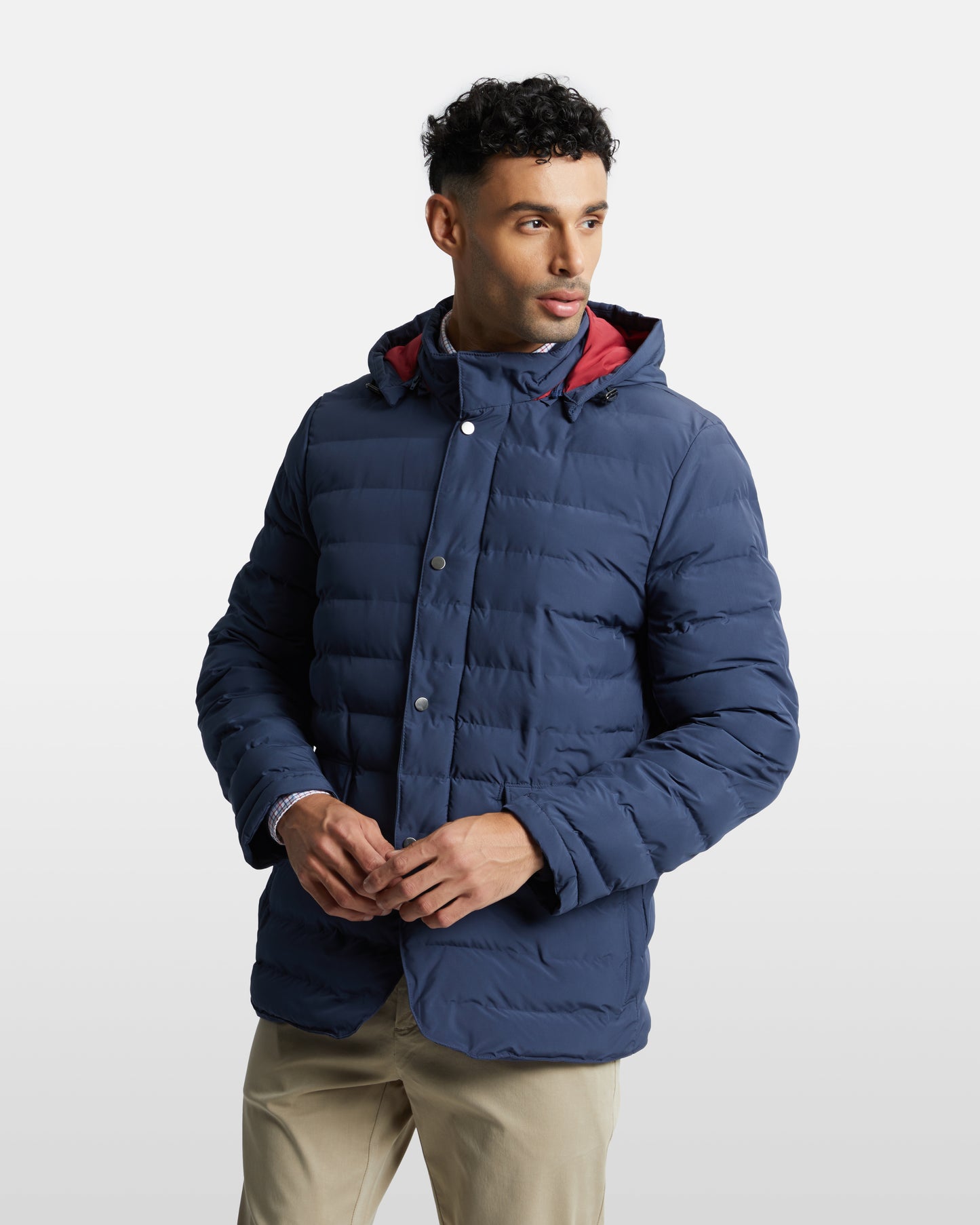 Detachable Hood Puffer Jacket