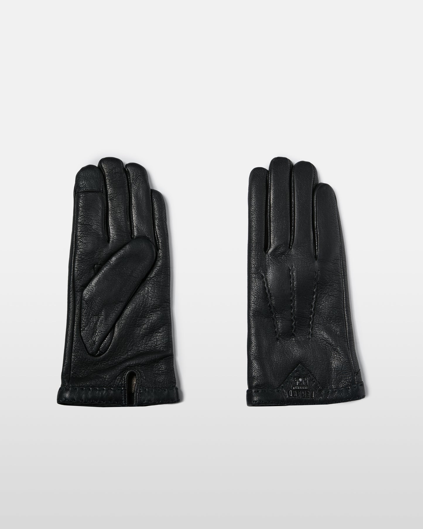 Monochrome Leather Gloves
