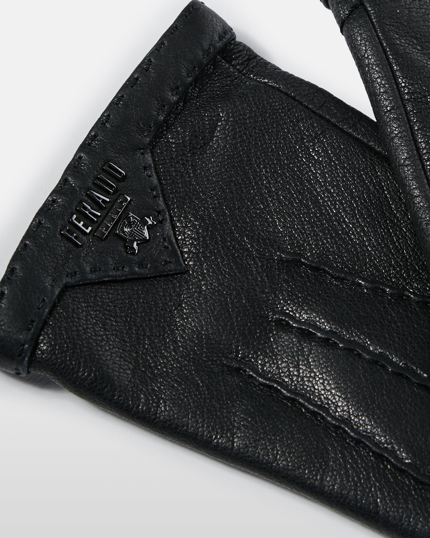 Monochrome Leather Gloves