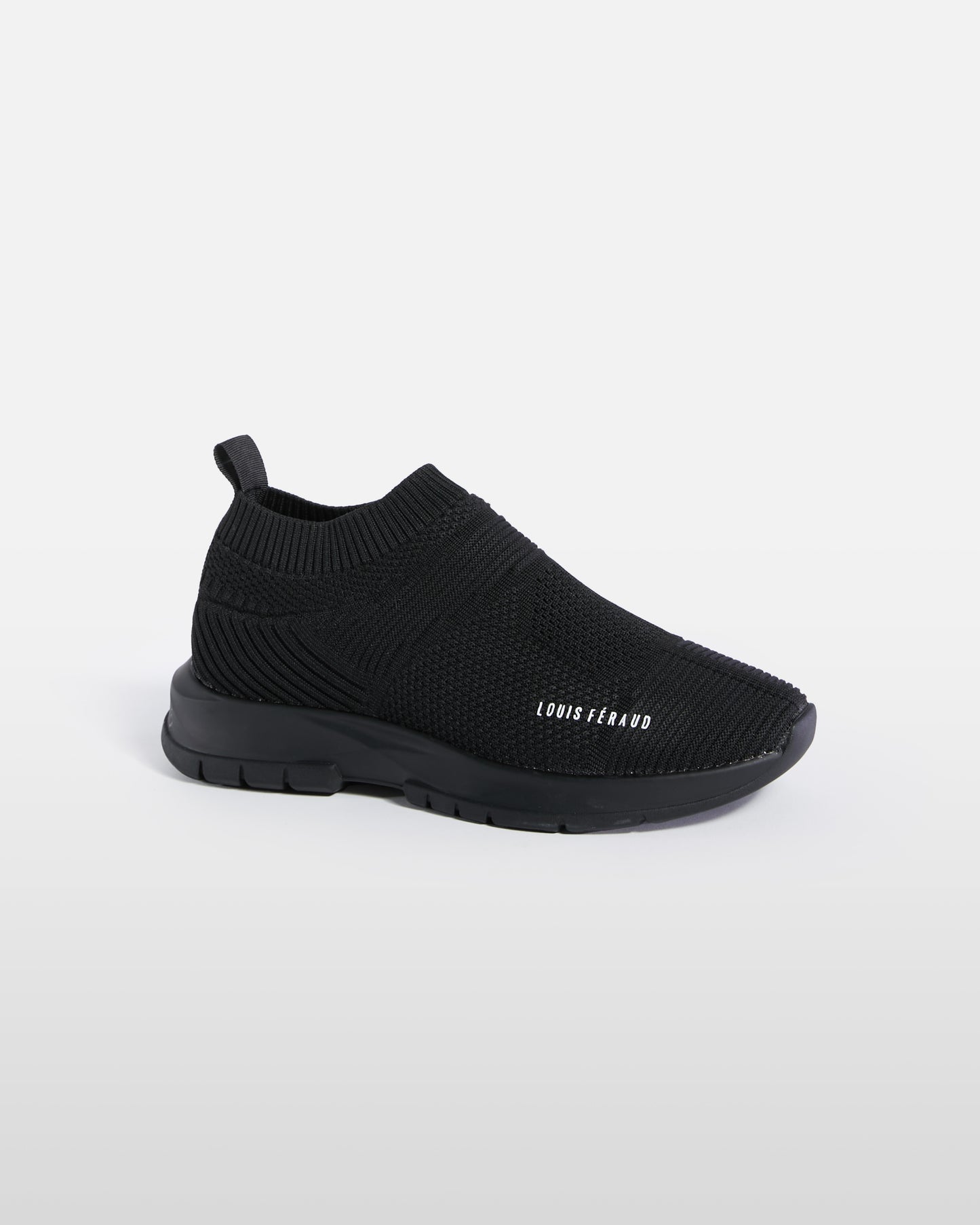 Sock-like Brand Print Trainers