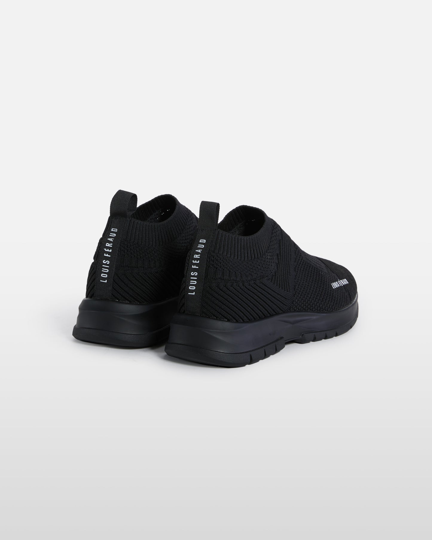 Sock-like Brand Print Trainers