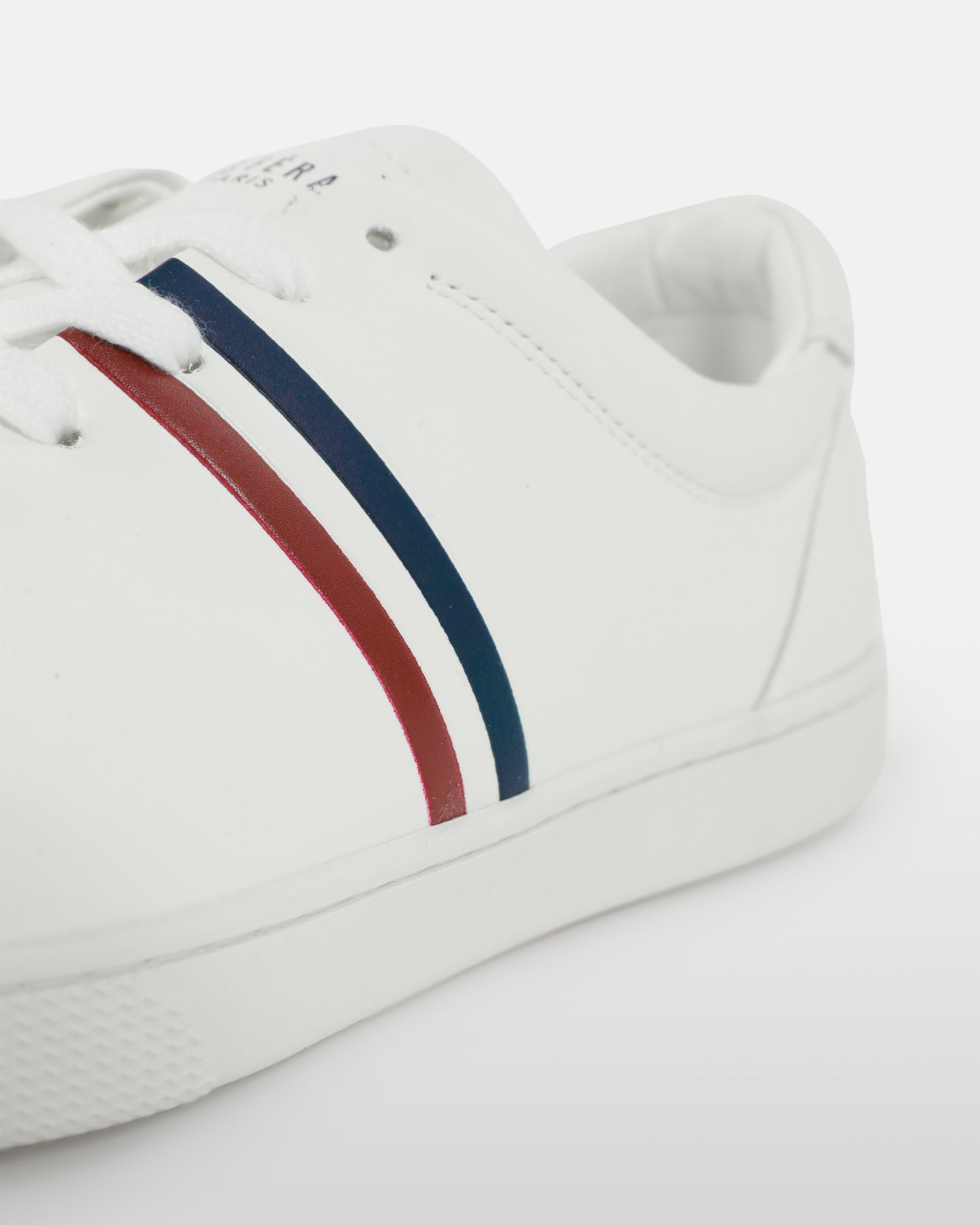 Striped Leather Sneakers