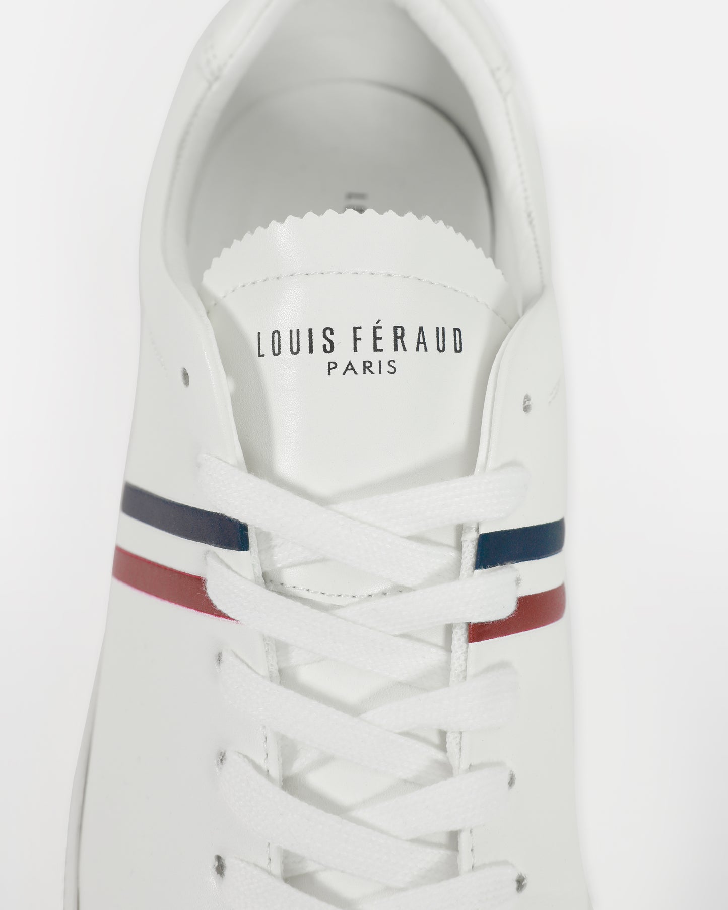 Striped Leather Sneakers