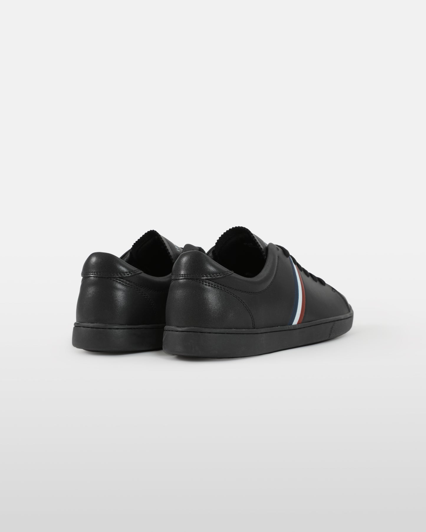 Striped Leather Sneakers