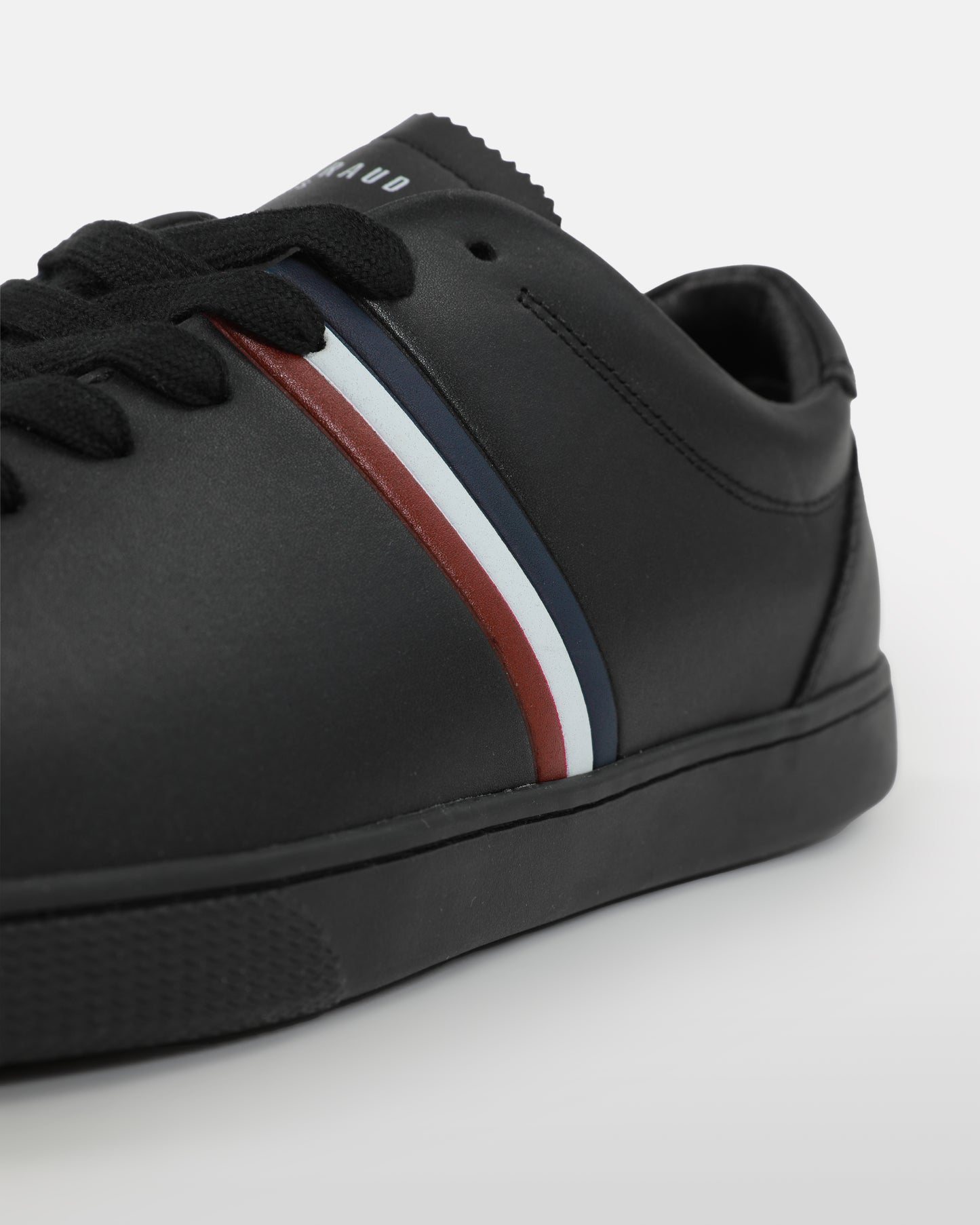 Striped Leather Sneakers