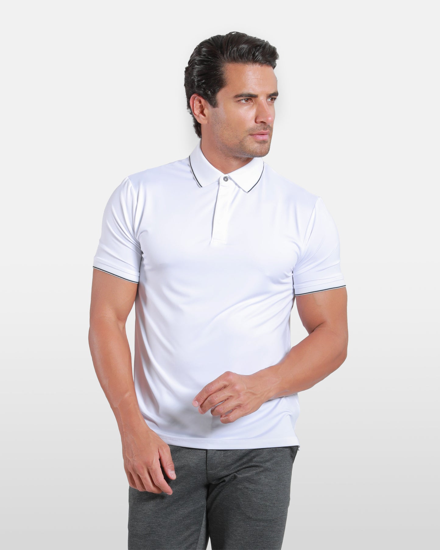 Contrast Tipping Polo Shirt