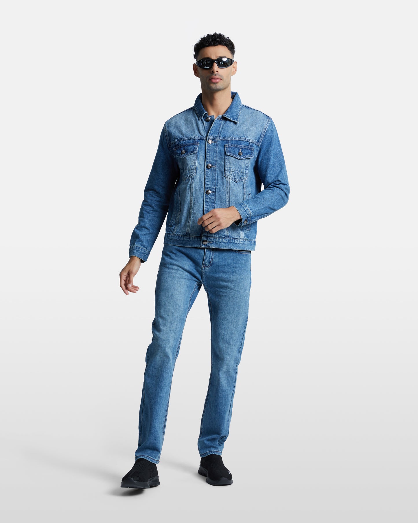 Acid Washed Denim Jacket