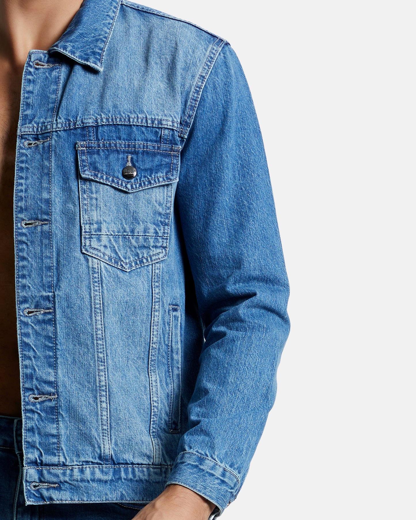 Acid Washed Denim Jacket