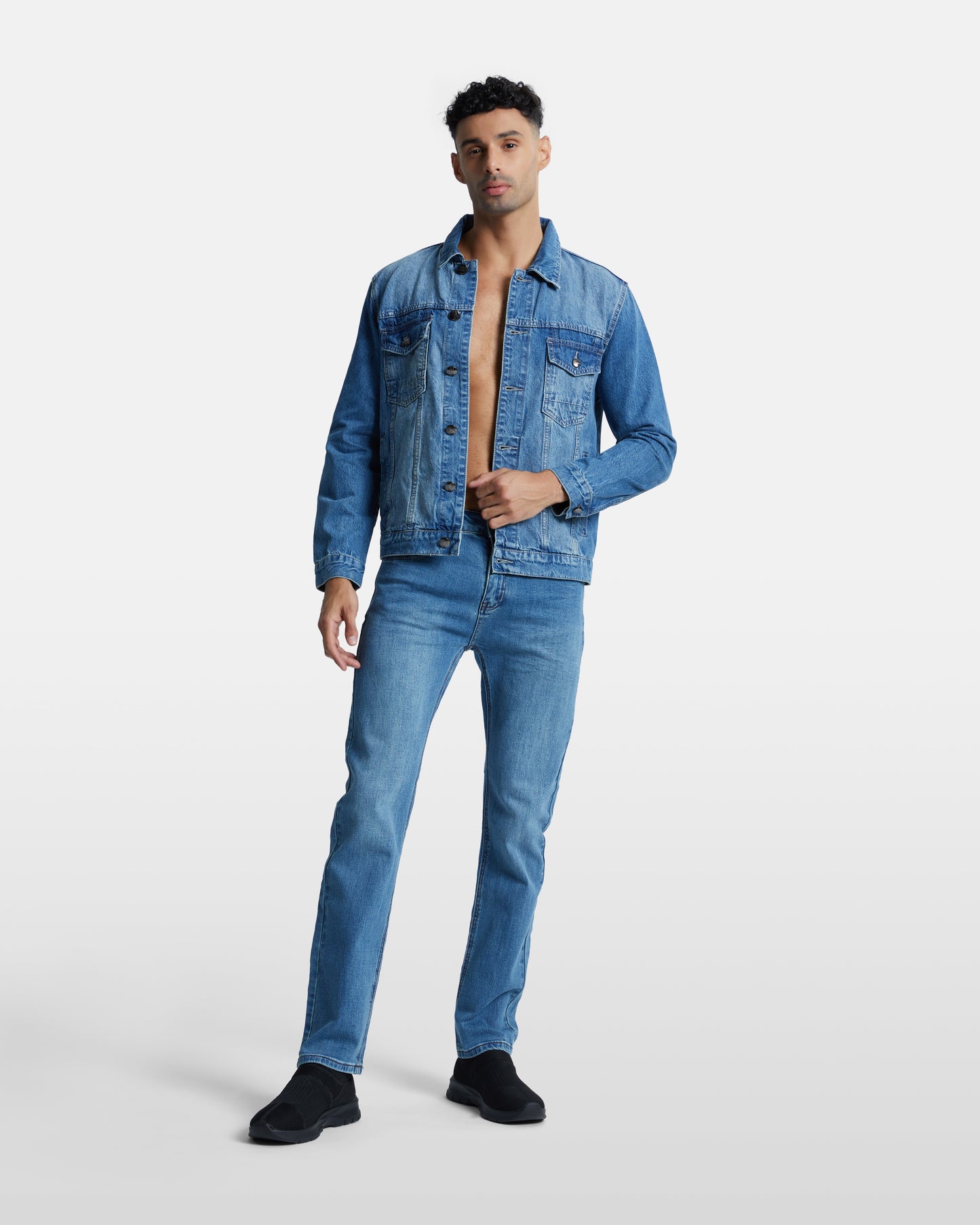 Acid Washed Denim Jacket