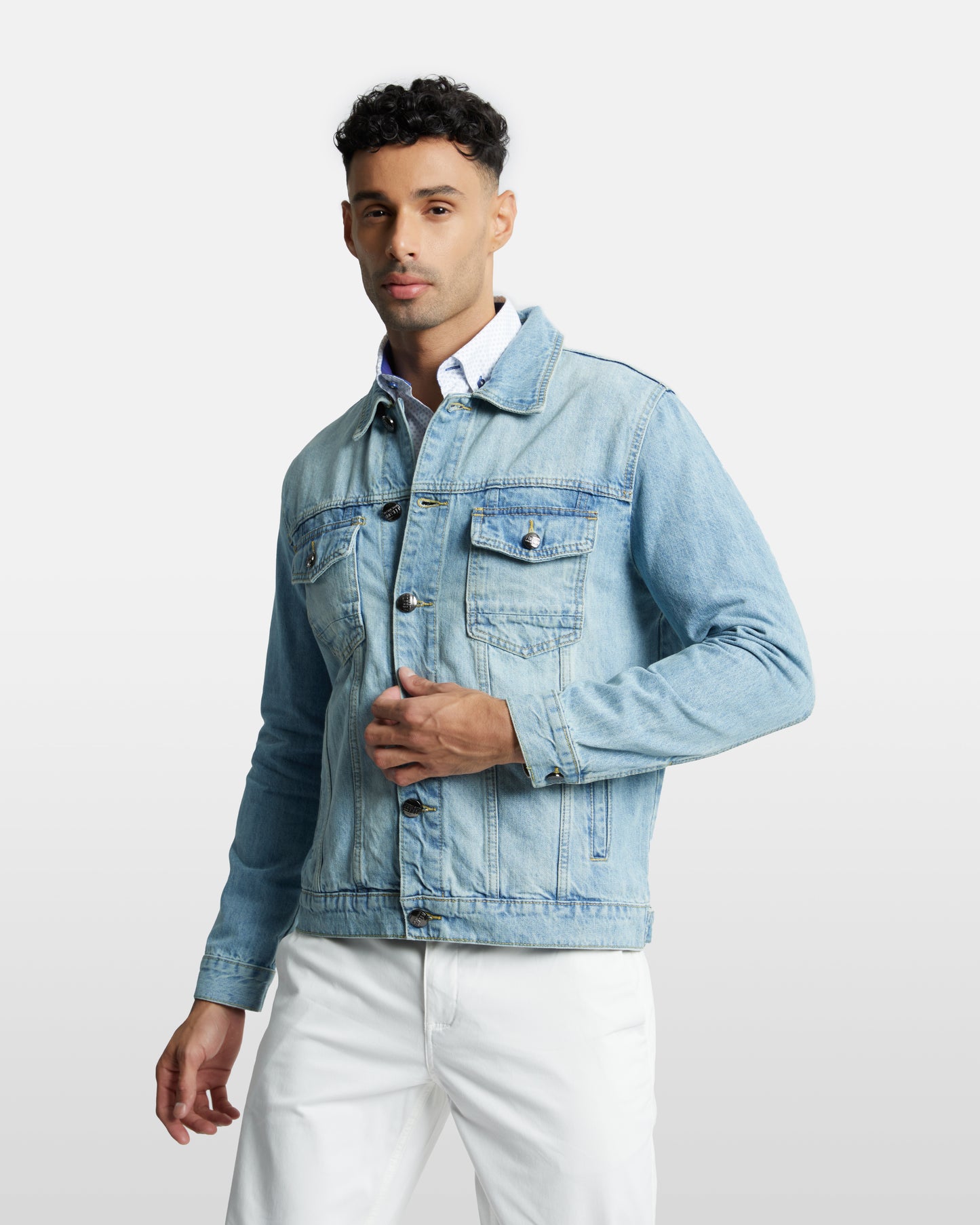Acid Washed Denim Jacket