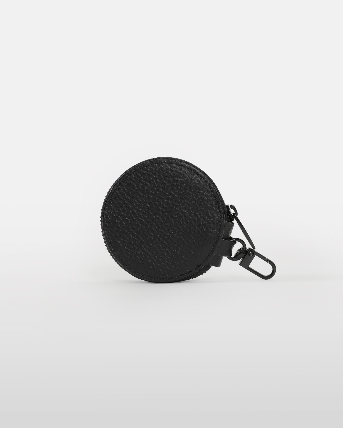 Logo Embellished Leather Coin Purse